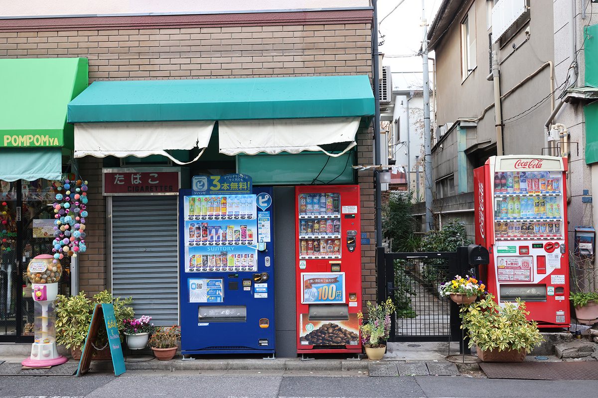 自動販売機スペース